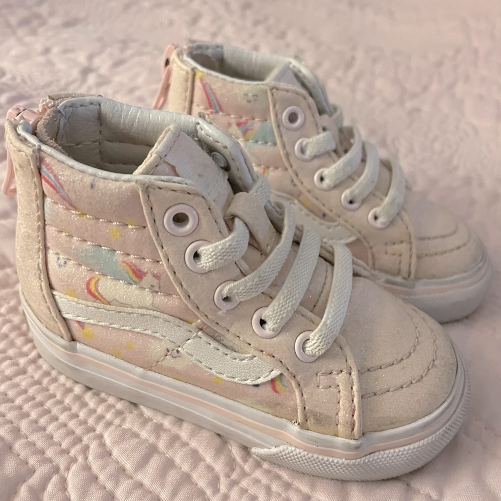 Unicorn 🦄 Pattern light pink Vans